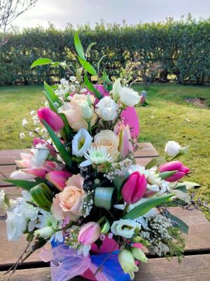 Pink Mother's Day Hatbox